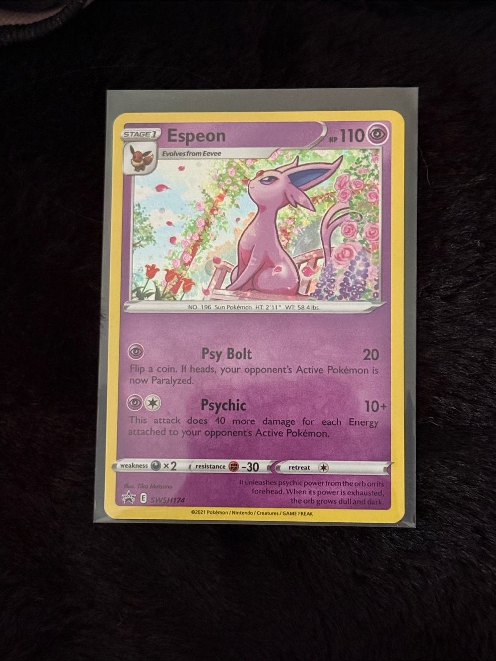 Espeon Black Star Promo